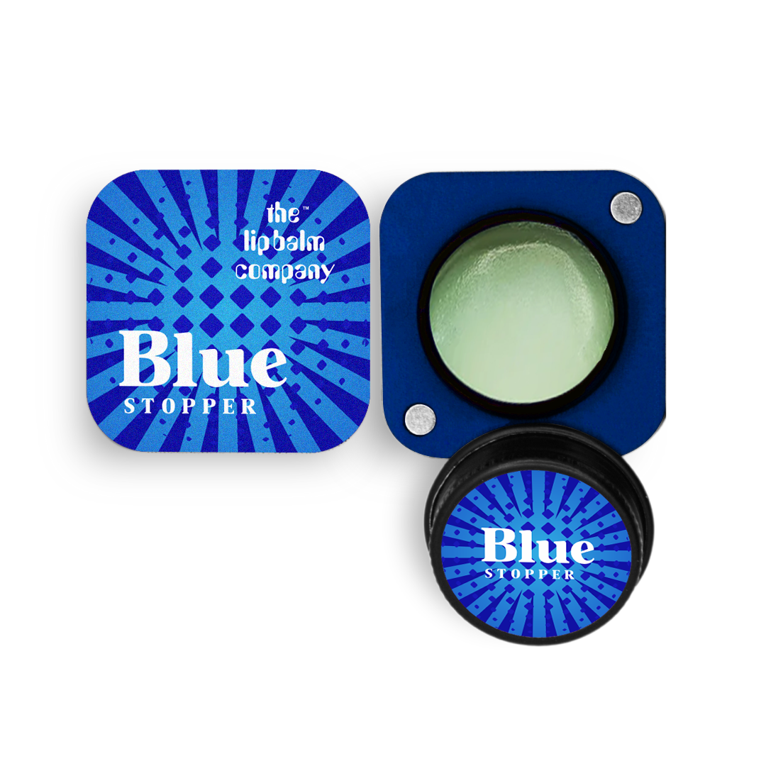 lip balm works to reduce the impact of blue light on the lips!
